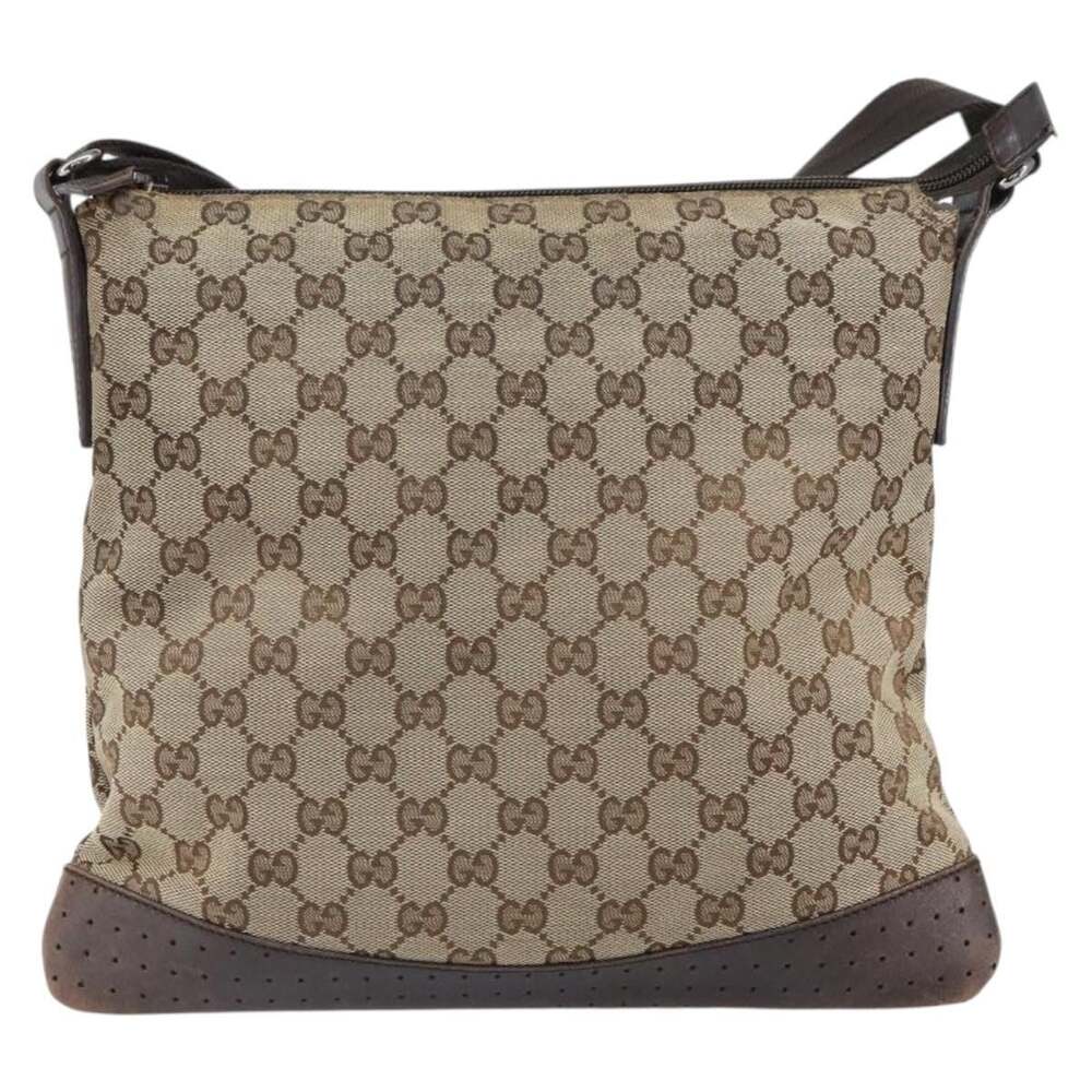 Gucci GG Canvas Shoulder Bag Beige